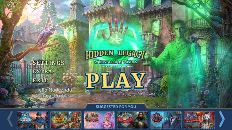 Hidden Legacy: Whispering Walls Collector's Edition