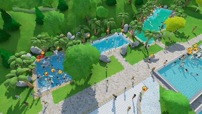 второй скриншот из Aquapark Tycoon