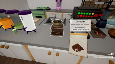 второй скриншот из Boba Cafe Simulator