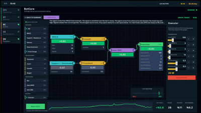 второй скриншот из Crypto Trading Simulator