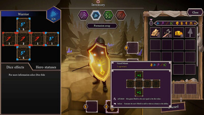 второй скриншот из Sigilfarer: A Dice-Rolling Roguelite