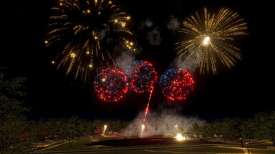 четвертый скриншот из Fireworks Show Simulator