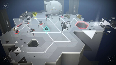 второй скриншот из Deus Ex Go