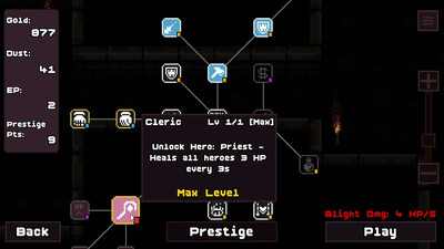 четвертый скриншот из Loop Dungeon Incremental