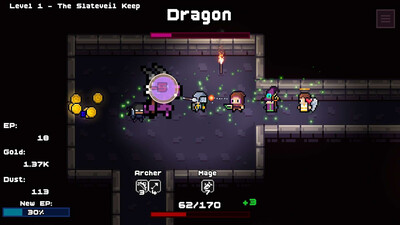 второй скриншот из Loop Dungeon Incremental