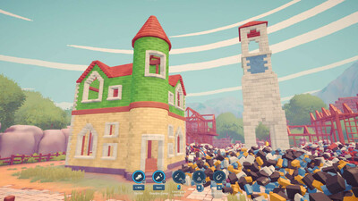 четвертый скриншот из Brick by Brick: Tidy Up the Small Town!