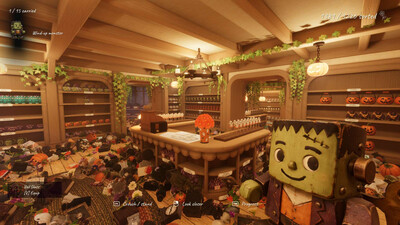 четвертый скриншот из Tidy Up the Halloween Shop