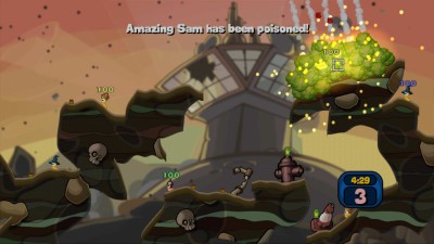 третий скриншот из Worms Armageddon: Battle Pack