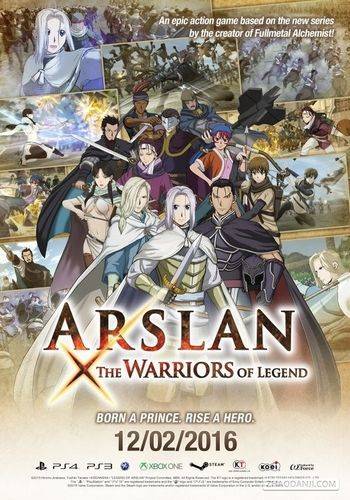 Обложка Arslan: The Warriors of Legend