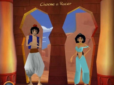 четвертый скриншот из Aladdin's Magic Carpet Racing