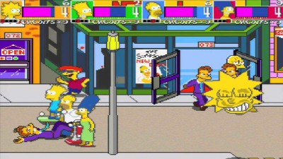 второй скриншот из The Simpsons Arcade