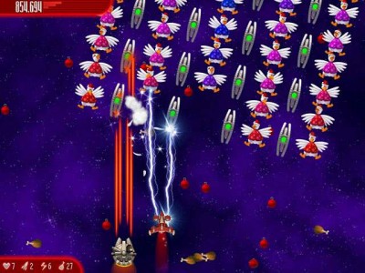 второй скриншот из Chicken Invaders X-Mas