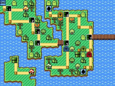 второй скриншот из Super Mario War