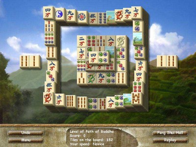 второй скриншот из Feng Shui Mahjong
